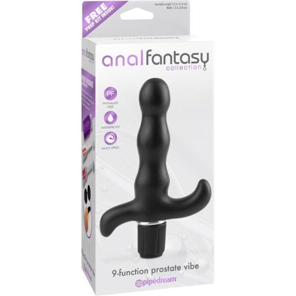 9 Function Prostate Vibe Black - Image 3