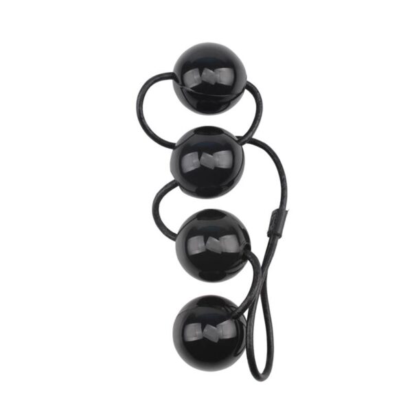 Anal and Vaginal Balls 55 x 4 cm Black - Image 3
