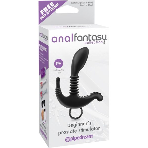 Anal Fantasy Collection Beginners Prostate Stimulator - Colour Black - Image 3