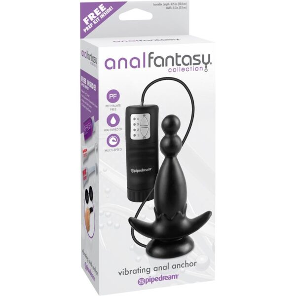 Anal Fantasy Collection  Vibrating Anal Anchor-Bla - Image 3