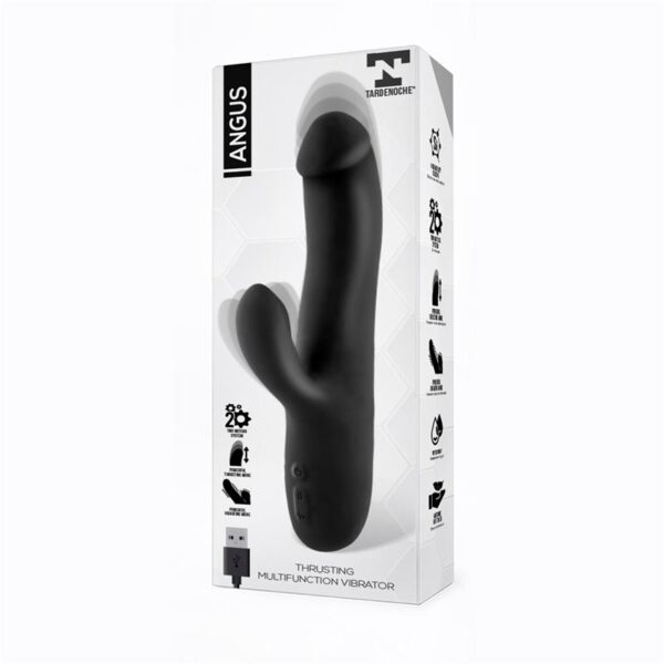 Angus Vibrator with Thrusting Movement 2 Motors Silicone USB - Image 2
