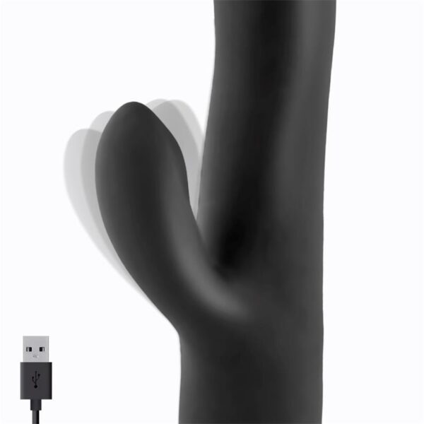 Angus Vibrator with Thrusting Movement 2 Motors Silicone USB - Image 6