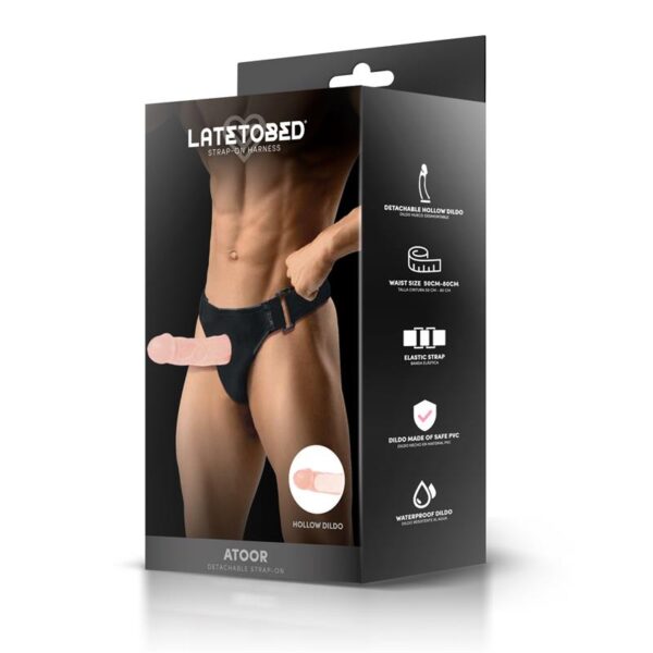 Atoor Detachable Strap-On with Hollow Dildo, Vibration and Remote Control - Image 5