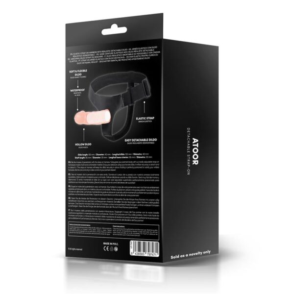 Atoor Detachable Strap-On with Hollow Dildo, Vibration and Remote Control - Image 6