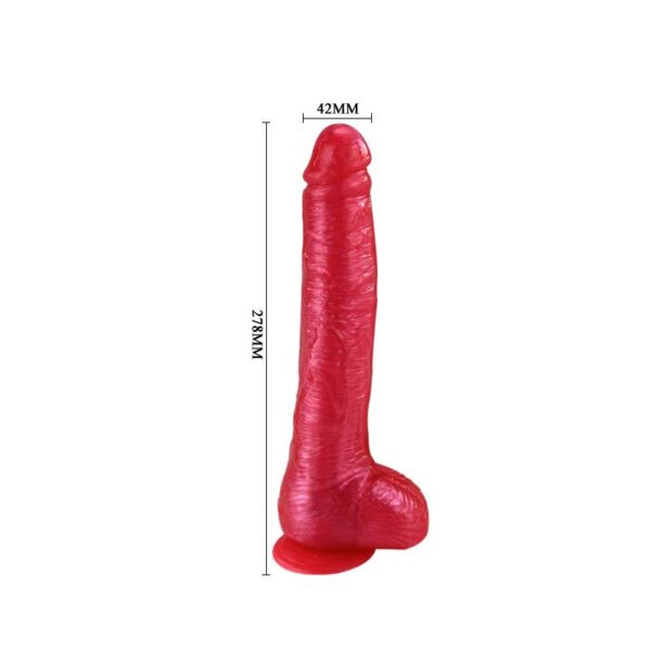 Baile Dildo with Suction Cup Pink - Image 2