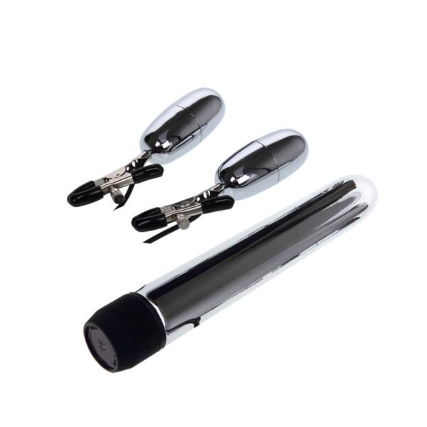 Baile Vibrating Bullet and Nipple Clamps with Vibration Set Turbo - Image 3