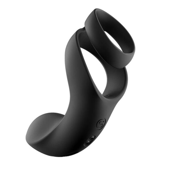 Benedict Double Ring and Perineum Stimulator Black - Image 3