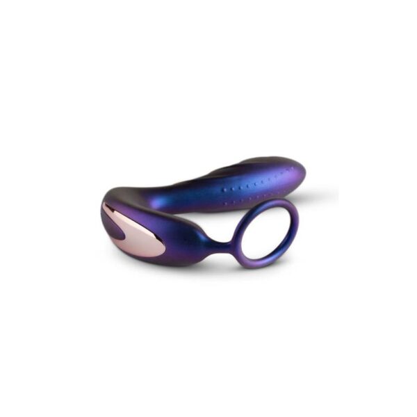 Black Hole Butt Plug with Penis/Testicles Ring with Remote Control USB - Image 2