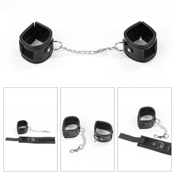 Bondage Kit Deluxe  with Vibrator  Black - Image 2