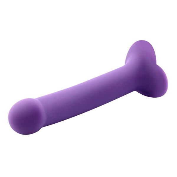 Bouncy Liquid Silicone Dildo Hiper Flexible 7.5 - 19 cm Size L Purple - Image 5