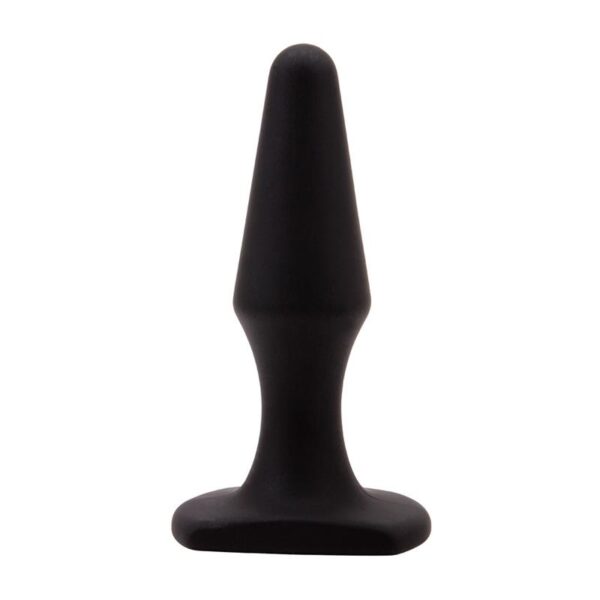 Butt Plug 10.4 x 2.9 cm Silicone Black - Image 4