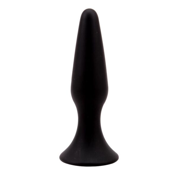 Butt Plug 12.5 x 3.1 cm Silicone Black - Image 2