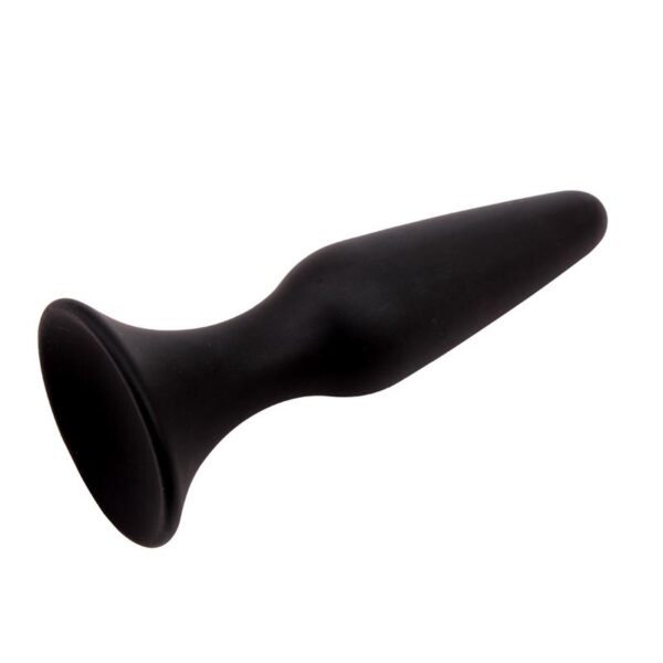 Butt Plug 12.5 x 3.1 cm Silicone Black - Image 3
