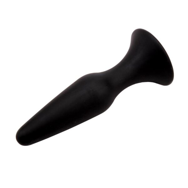 Butt Plug 12.5 x 3.1 cm Silicone Black - Image 4