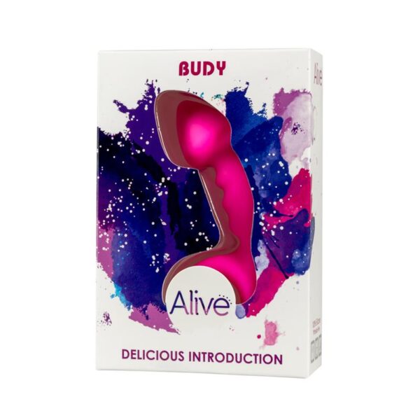 Butt Plug Budy Pink Silicone 13 cm - Image 3