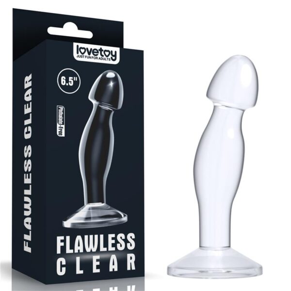 Butt Plug Flawless Clear 6.5 Clear - Image 2