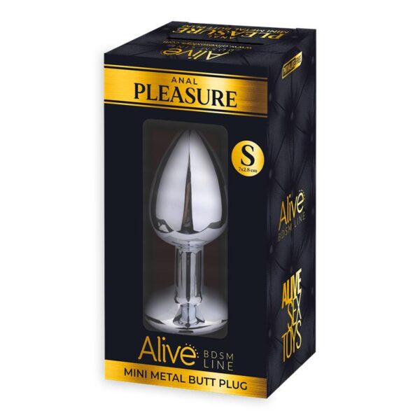 Butt Plug with Blue Jewe Size S - Image 2