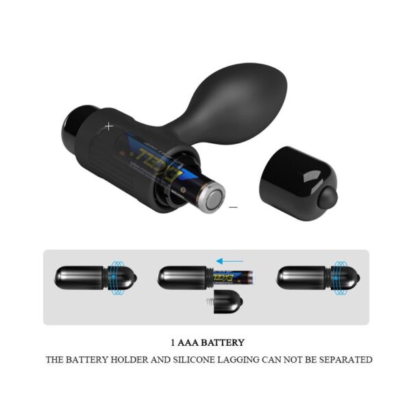 Butt Plug With Vibration Silcione - Image 9