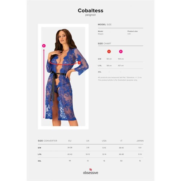 Cobaltess Lace Kimono - Image 5