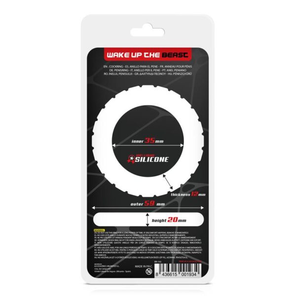 Cock Ring Turbine Liquid Silicone 35 mm - Image 5