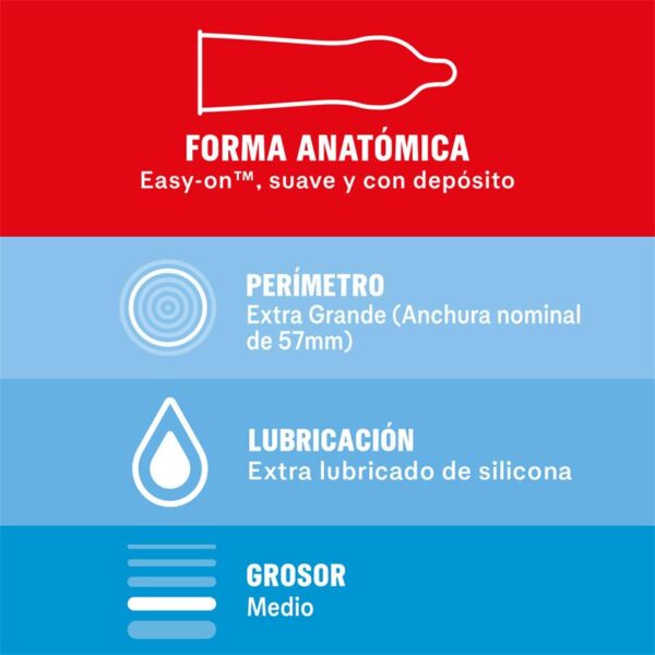 Condoms Sentitivo XL 10 Units - Image 2