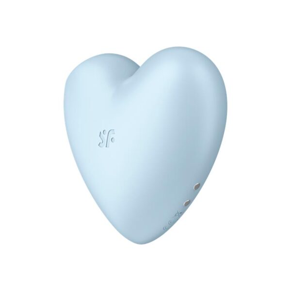 Cutie Heart Clitoris Sucker and Vibe Blue - Image 5