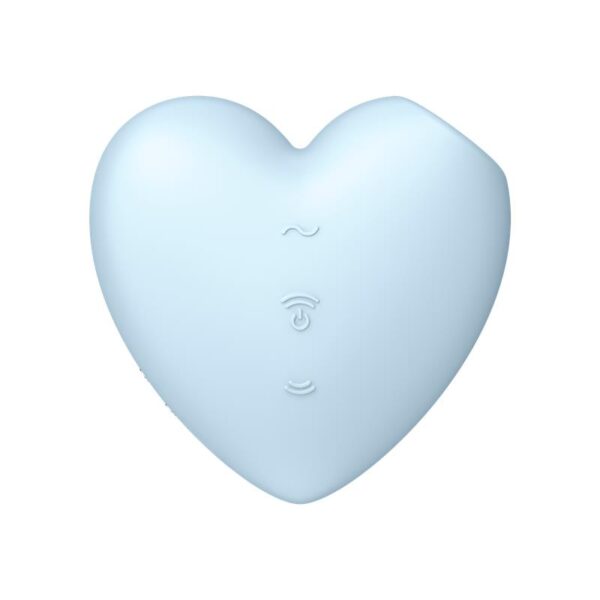 Cutie Heart Clitoris Sucker and Vibe Blue - Image 6