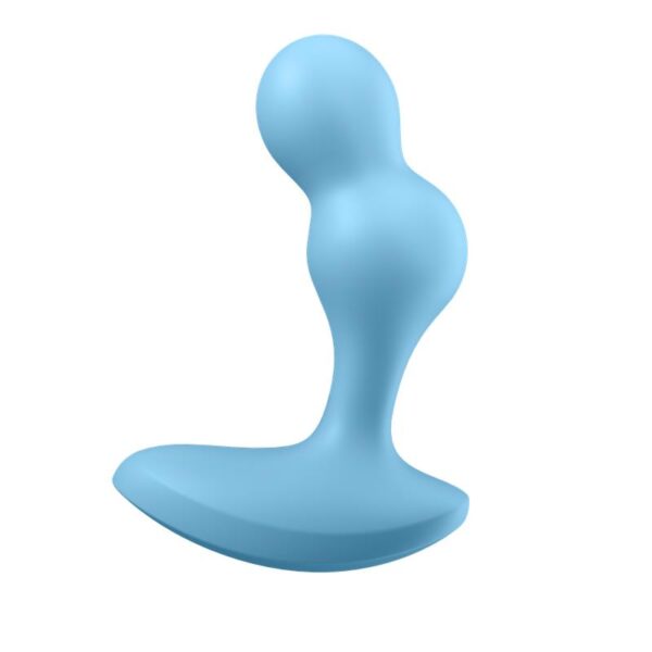 Deep Diver Buut Plug with Vibration Satisfyer Connect APP Blue - Image 4