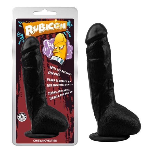 Dildo Brunet Trick 23 x 4.3 cm Black - Image 2