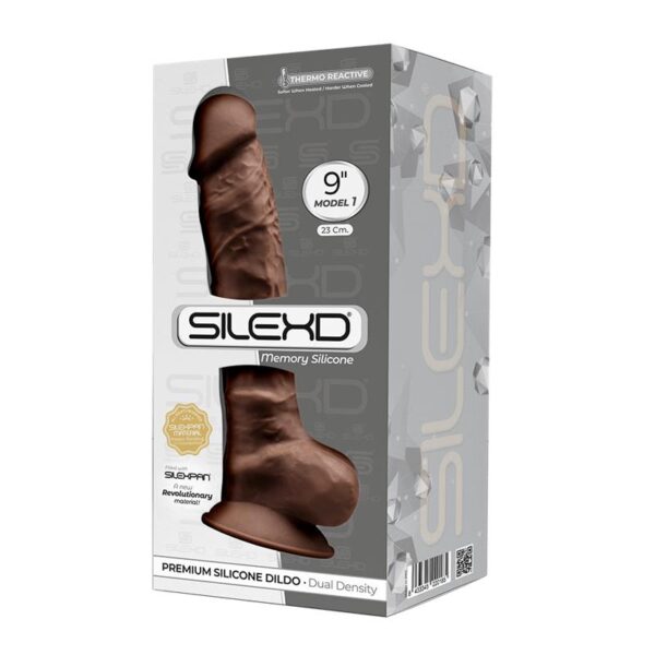 Dildo Dual Density Mod. 1 - 9 Brown - Image 2