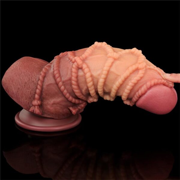 Dildo Dual Layer King Size Nature 9.5 - Image 5