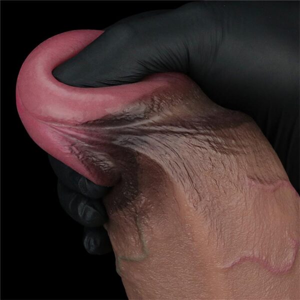 Dildo Dual Layered Silicone XXL 9.5 - Image 7