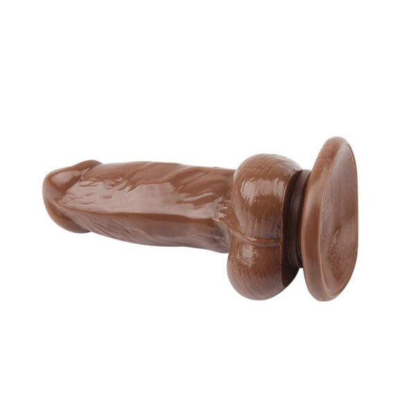 Dildo Jumbo Jack 6 Vibrating Dildo-Brown - Image 6