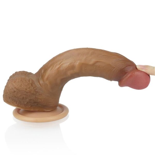 Dildo Nature 8.5 Liquid Silicone Brown - Image 4