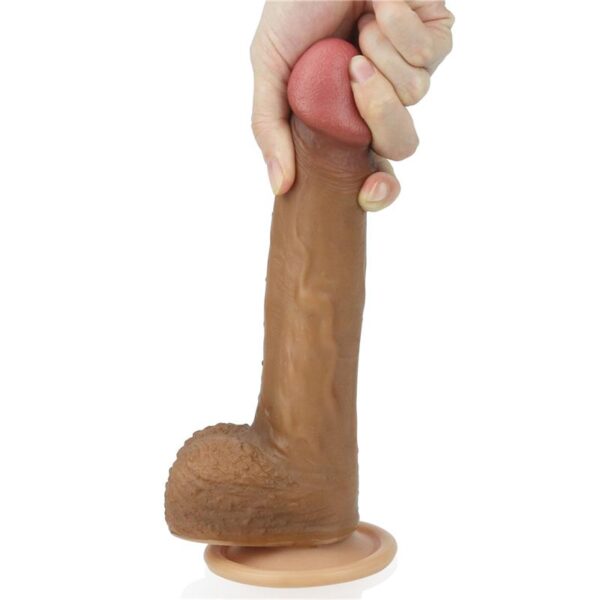 Dildo Nature 8.5 Liquid Silicone Brown - Image 5