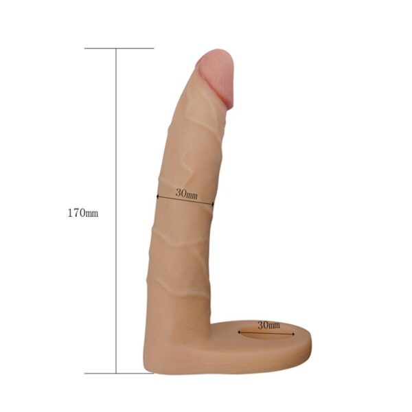 Dildo The Ultra Soft Double 7 Flesh - Image 6