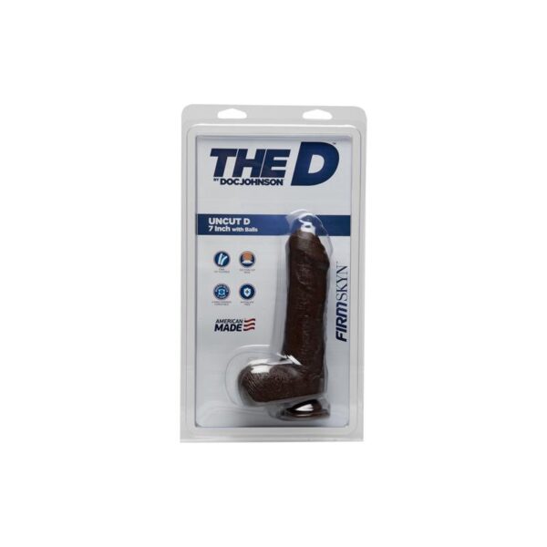 Dildo The Uncut D 18 cm Dark - Image 2