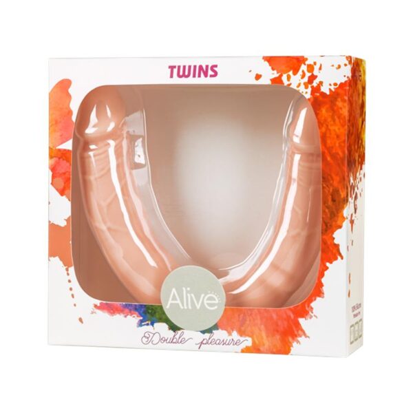 Double Dildo Twins S Silicone 30 cm - Image 2