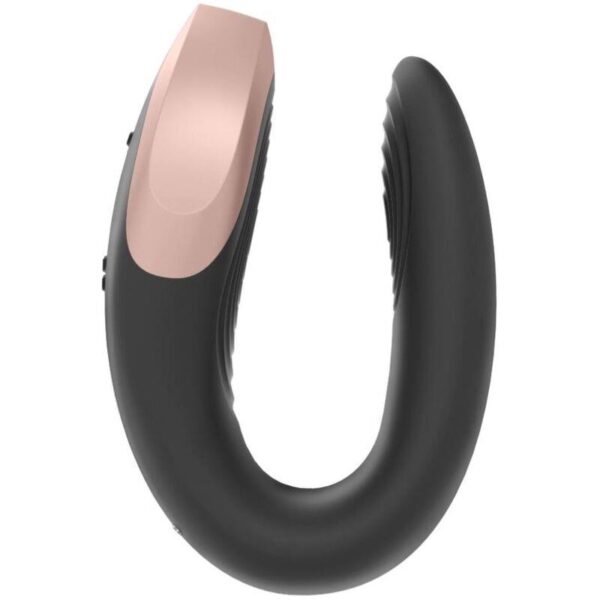 Double Love Luxury Partner Vibrator with App Black - Image 4