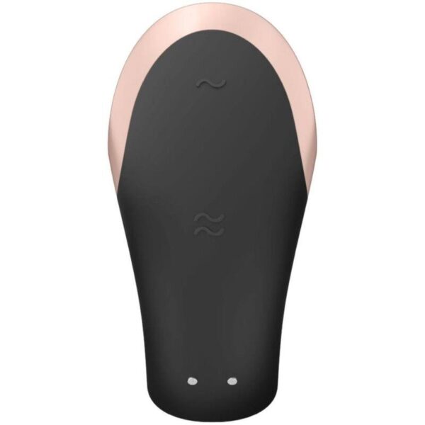 Double Love Luxury Partner Vibrator with App Black - Image 5