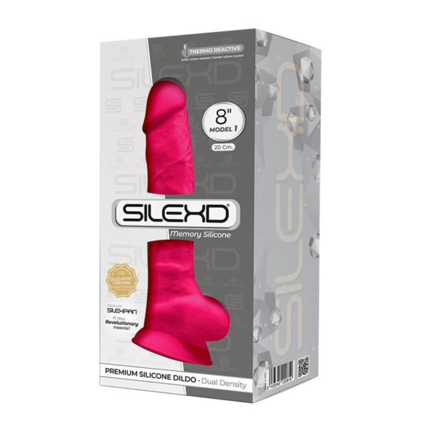 Dual Density Dildo Model 1 (8) Pink