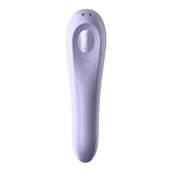 Dual Pleasure APP Vibe and Pule Air Sucker Rechargable Mauve - Image 3
