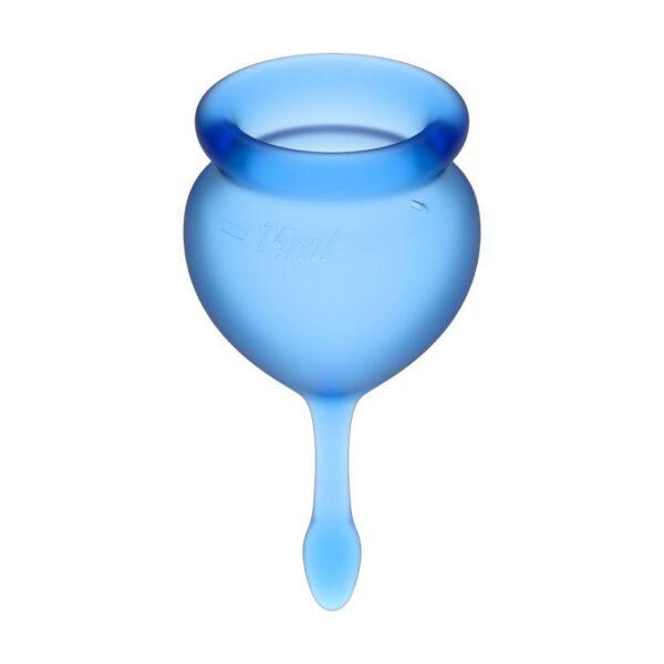Feel Good Menstrual Cup Dark Blue Pack of 2 - Image 3