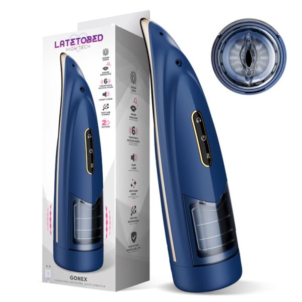Gonex Male Masturbator Vagina Thrusting, Rotating and Moaning Function