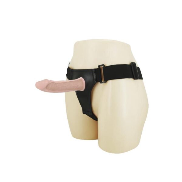 Hollow Strap-on with Vibration 15.5 x 4.2 cm Flesh - Image 2