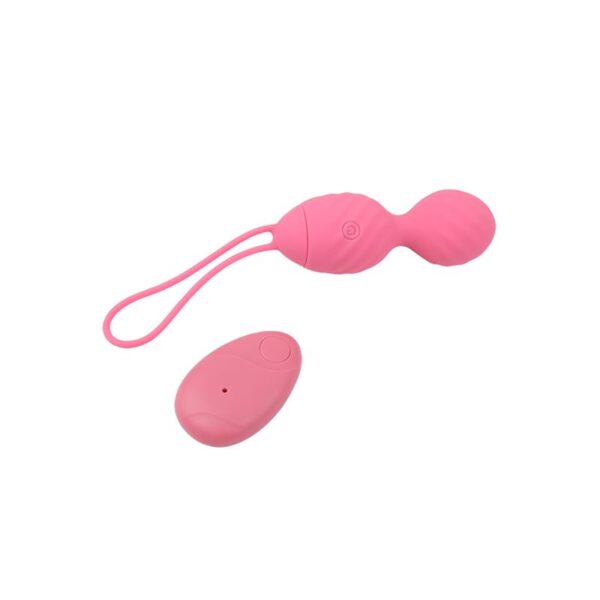 Huevo Vibrador Control Remoto Ridged USB Silicona 7.4 - Image 5