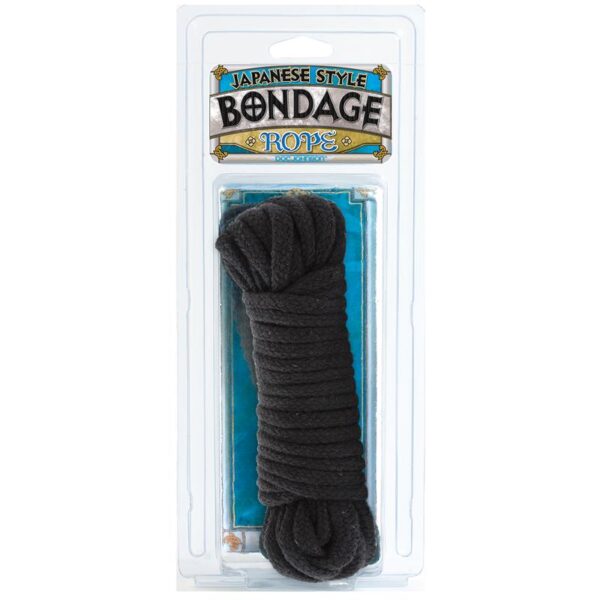 Japanese Style Bondage Rope Black - Image 2