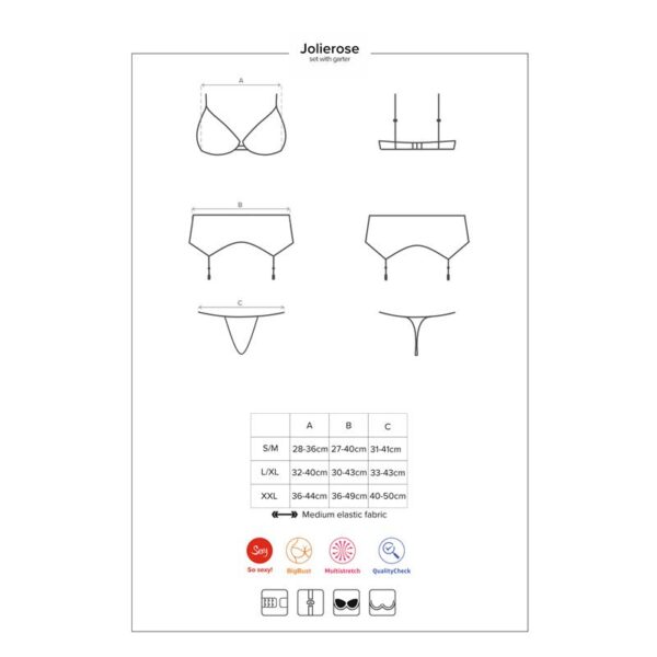 Jolierose 3 Pieces Set Red - Image 5