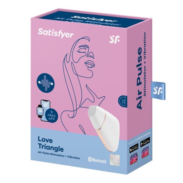 Love Triangle Clitoris Sucker White - Image 7