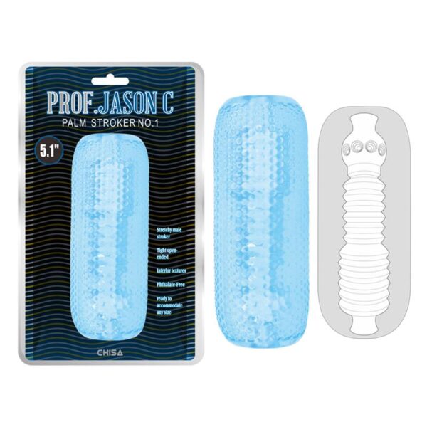 Male Masturbator Palm Stroker No. 1 - 4.9 Blue